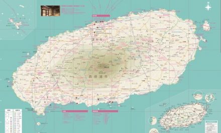 Jeju map in Japanese PDF file, 2019 year