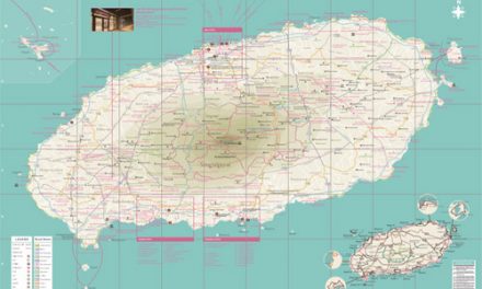 Jeju map in English PDF file, 2019 year