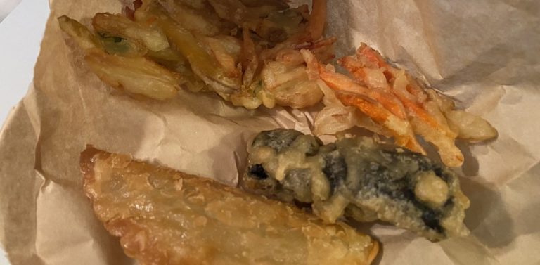 Korean Twigim street food