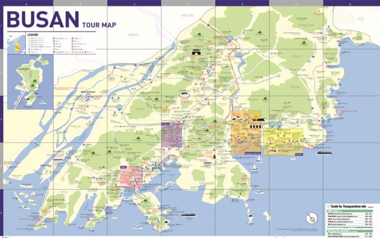 Busan tour map 2016 English version PDF file