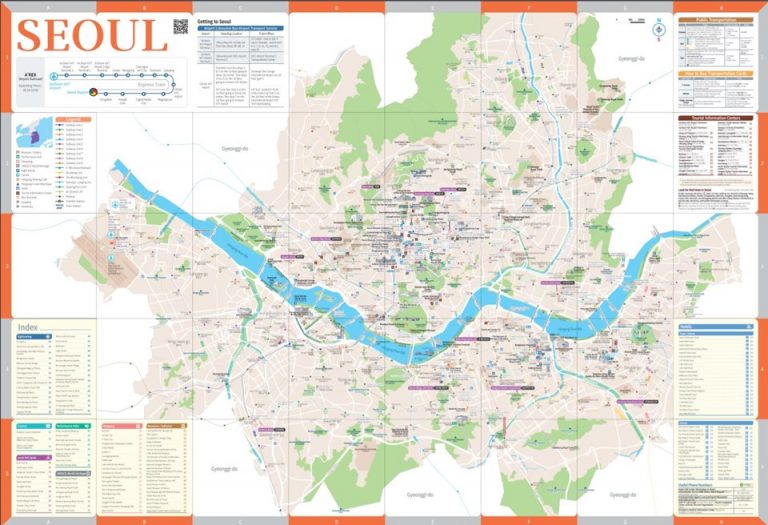 Seoul Tour Map 2020, English PDF file