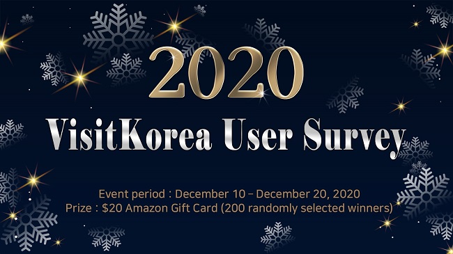 VisitKorea User Survey 2020 - Korea Tourism Organization