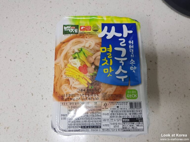 BAEKJE Instant Rice Noodle Anchovy Flavor