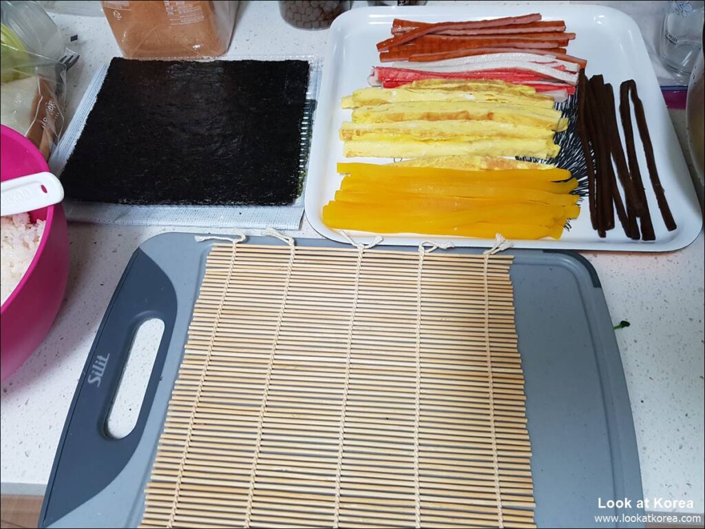 The composition of Gimbap.