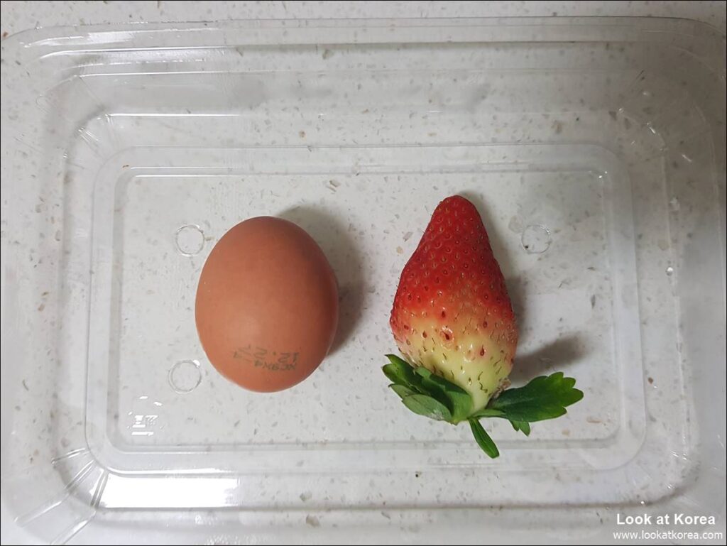 Kingsberry, a new big strawberry in Korea.