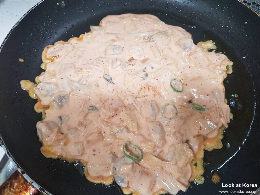 Kimchi Jeon or Kimchi Buchimgae