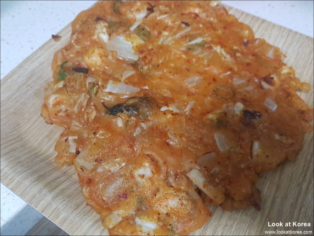 Kimchi Jeon or Kimchi Buchimgae
