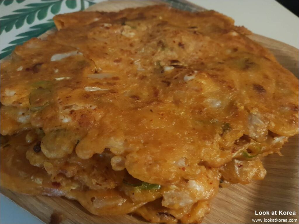 Kimchi Jeon or Kimchi Buchimgae