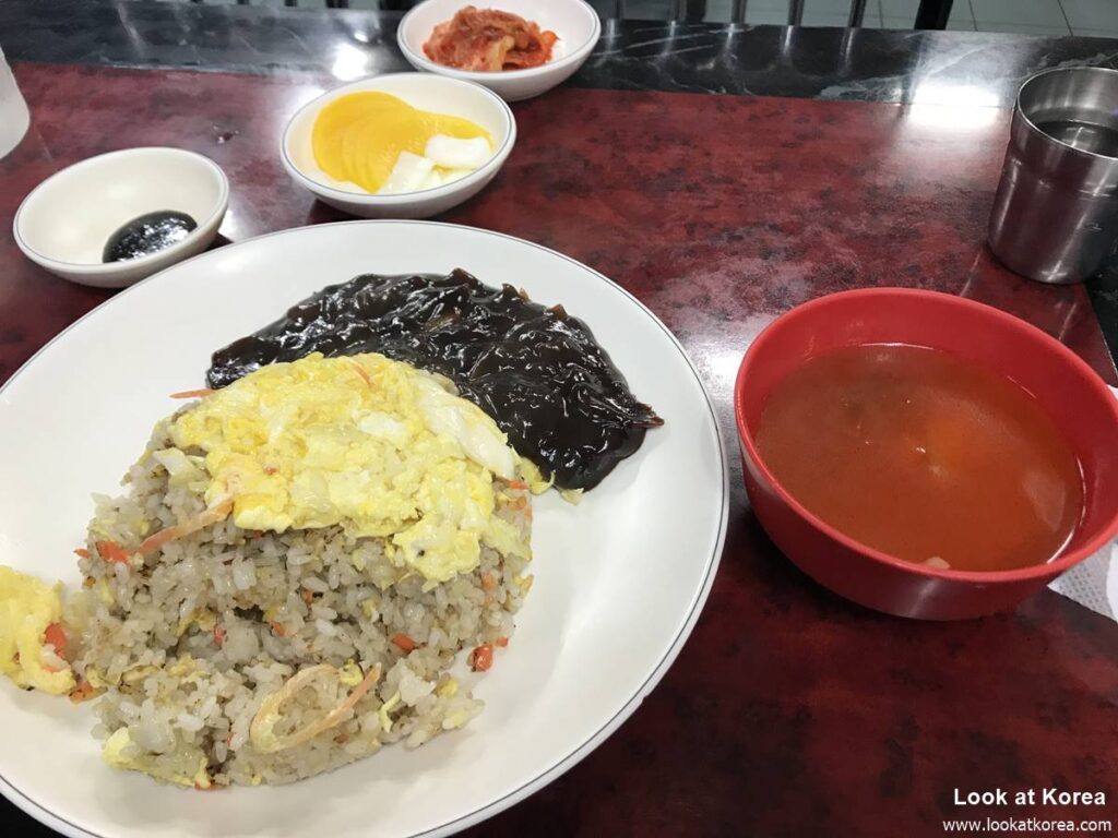 Bokkeumbap of korean chinese restaurant