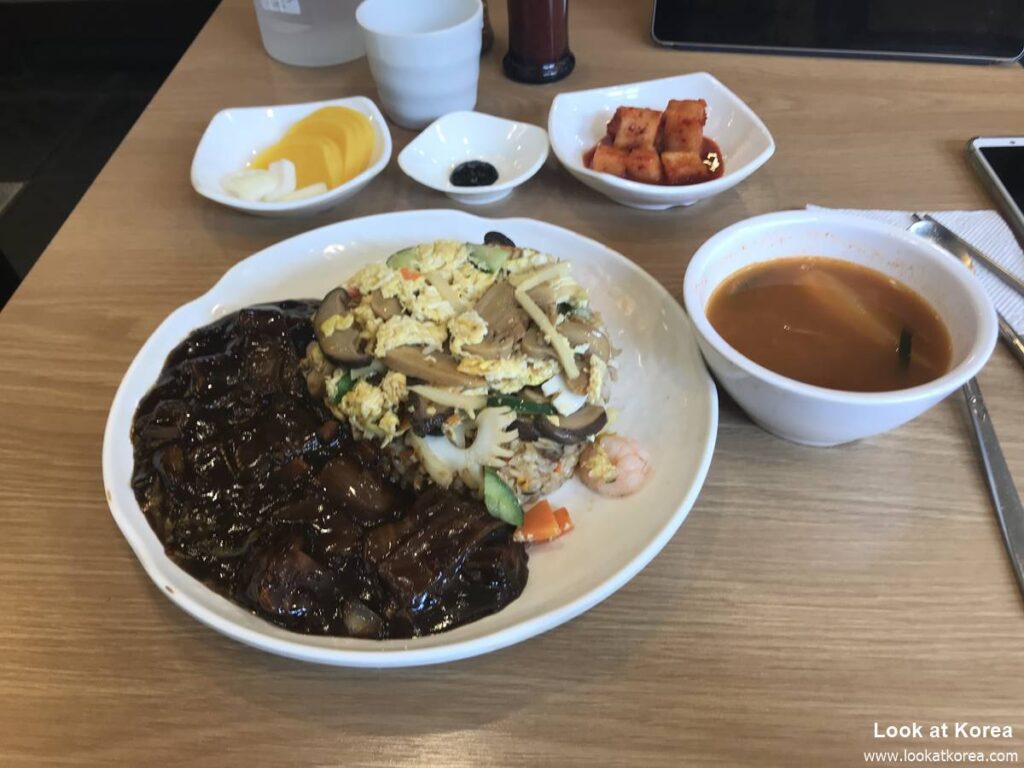 Bokkeumbap of korean chinese restaurant