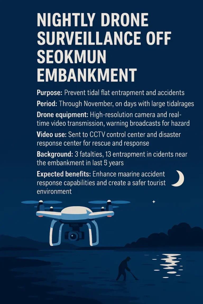 Tidal Flat Fishing Incident Sparks Safety Discussion in Dangjin